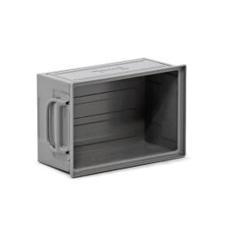 Storage bin steel all walls closed