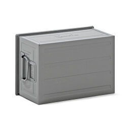 Storage bin steel all walls closed