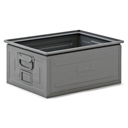 Storage bin steel all walls closed