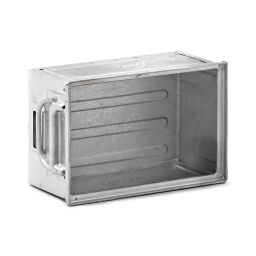 Storage bin steel all walls closed