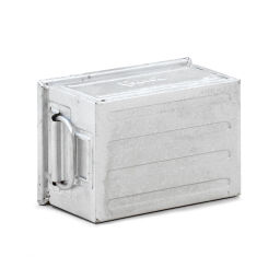 Storage bin steel all walls closed