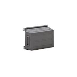 Storage bin steel grip opening
