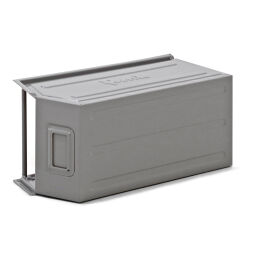 Storage bin steel grip opening